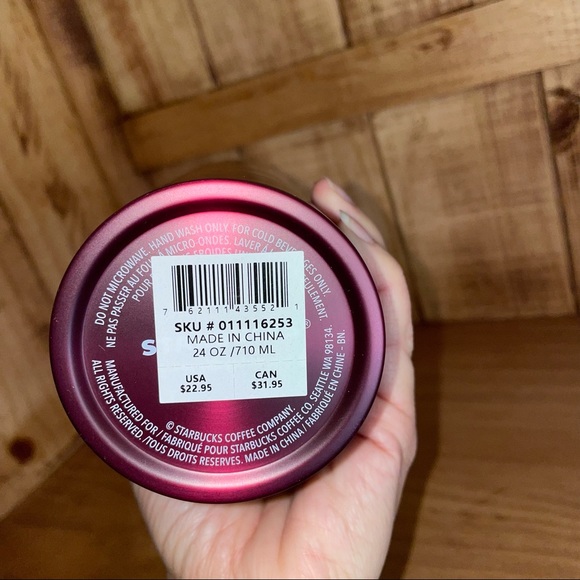 NWT Starbucks Fall 2020 Metal Berry Plum Rose - Picture 7 of 13